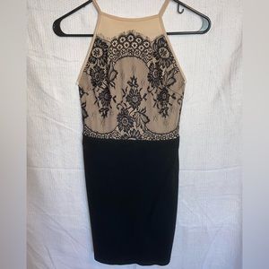 Forever 21 black lace mini dress